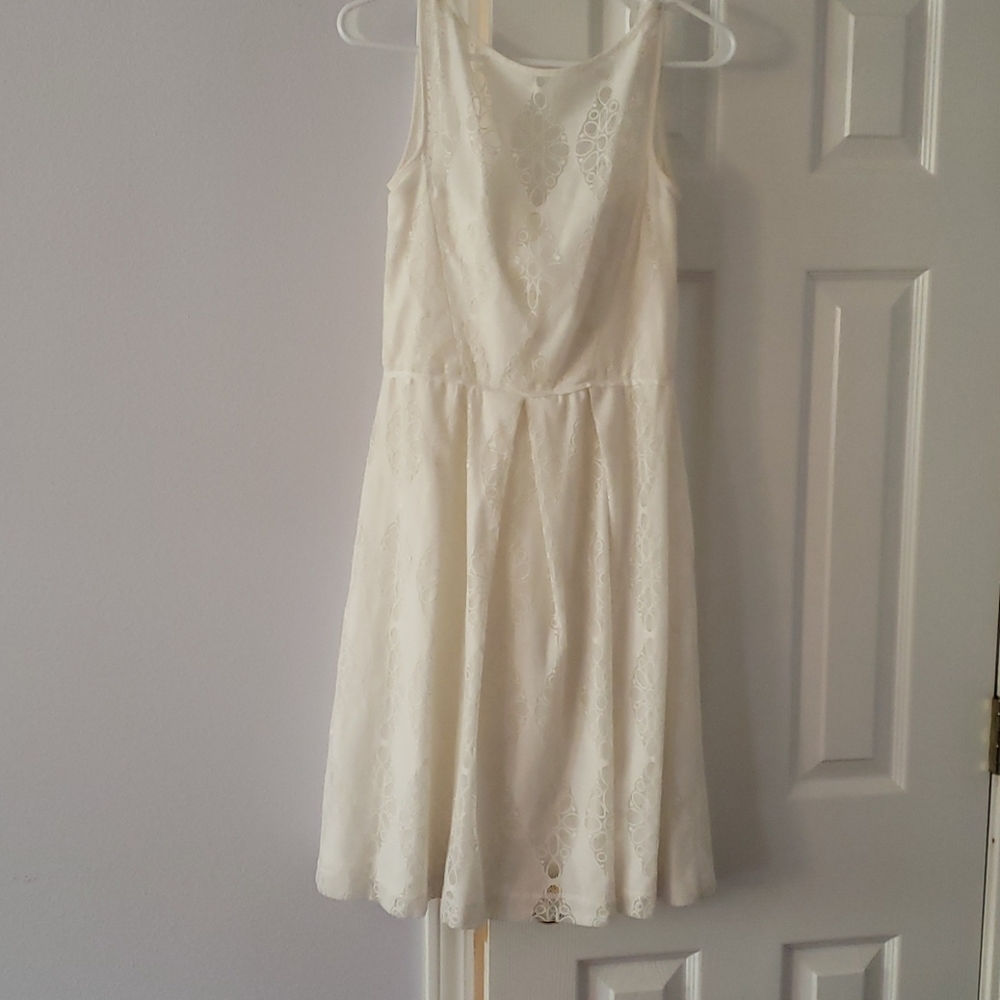Ivory lace dress